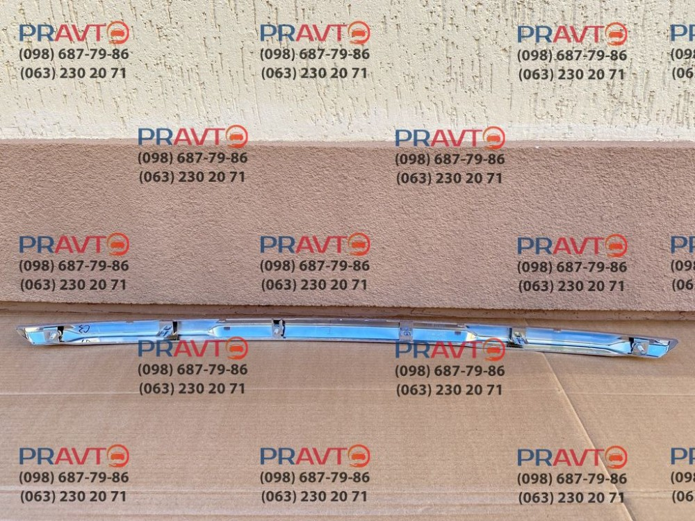 Молдинг (хром) заднего бампера Nissan 85072-6FL1A, 85072-6FL0A