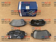 Тормозные колодки задние для Nissan Rogue T32 (2014-2020), Nissan Rogue Sport (2017-2024), BOSCH электро ручник