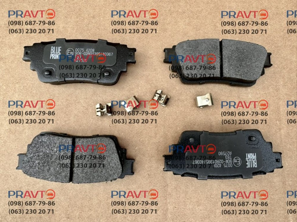 カード Тормозные колодки задние BLUE PRINT ADC44290, купить в Киеве