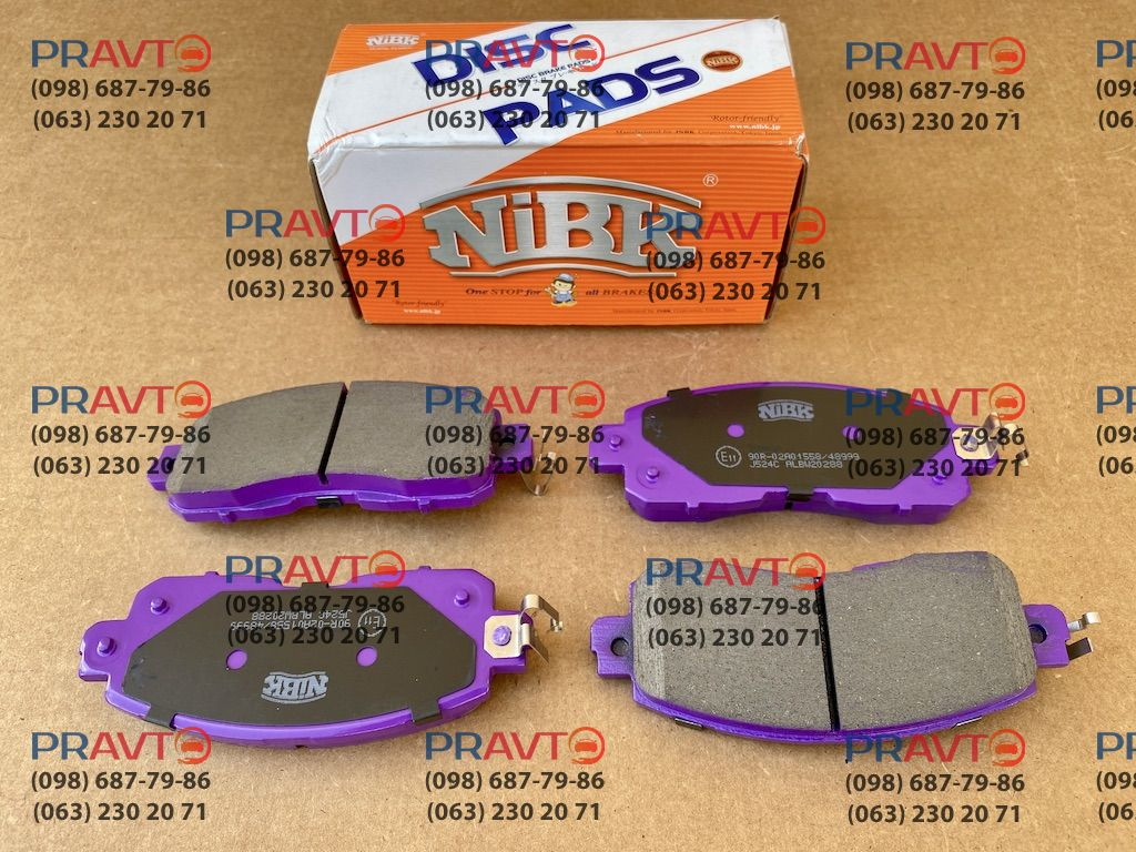 Тормозные колодки передние для Nissan Altima L34 (2018-2024), NIBK