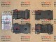 Передні гальмівні колодки Nissan D1M60JL00E, D1060-JL00B, оригінал