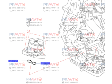 Кільце ущільнювальне насоса старт-стоп варіатора Infiniti QX55 UJ55 (2021-2027)
