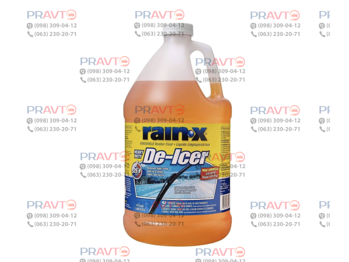 Зимовий омивач Rain‑X De-Icer (-32 С/-25 F), 3.78 Л