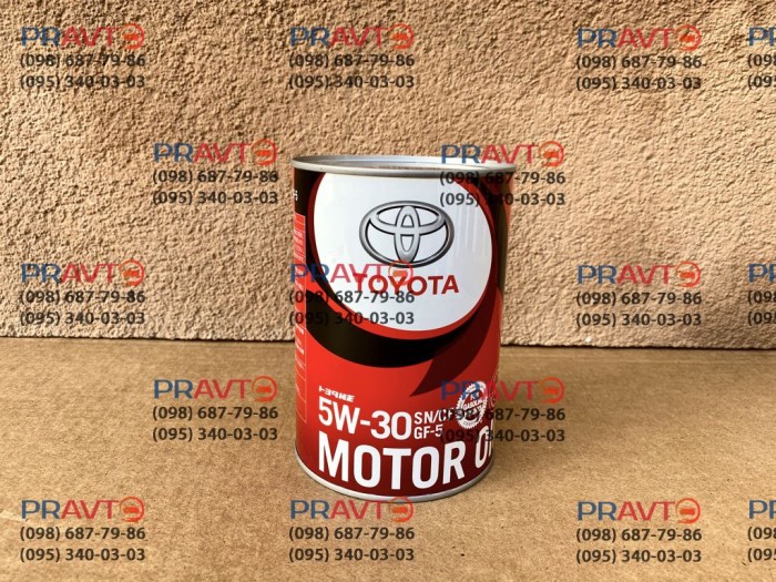 Моторне масло Toyota Motor Oil SN/CF GF-5 5W-30, 08880-10706