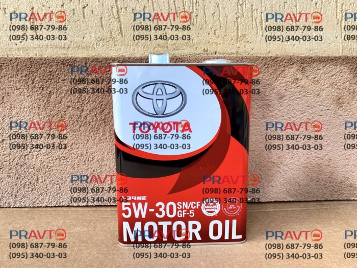 Моторне масло Toyota Motor Oil SN/CF GF-5 5W-30, 08880-10705