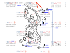 Кільце ущільнювальне кришки ГРМ для Nissan Rogue T32 (2014-2020), Nissan Altima (2012-2018)