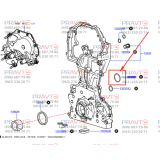 Кольцо уплотнительное крышки ГРМ для Nissan Rogue T33 (2021-2024), Nissan Rogue T32 (2014-2020), Nissan Altima (2001-2024)