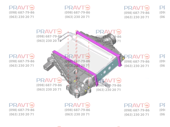 Інтеркулер турбіни для Nissan X-TRAIL T33 (2022-2027), Nissan Qashqai J12 (2021-2027)