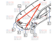 Кронштейн переднього парктроніка боковий для Nissan Murano Z52 (2014-2024)