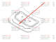 Уплотнитель капота задний Mazda KB7W-56-750B, KB7W-56-750