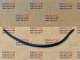 Уплотнитель капота задний Mazda KB7W-56-750B, KB7W-56-750