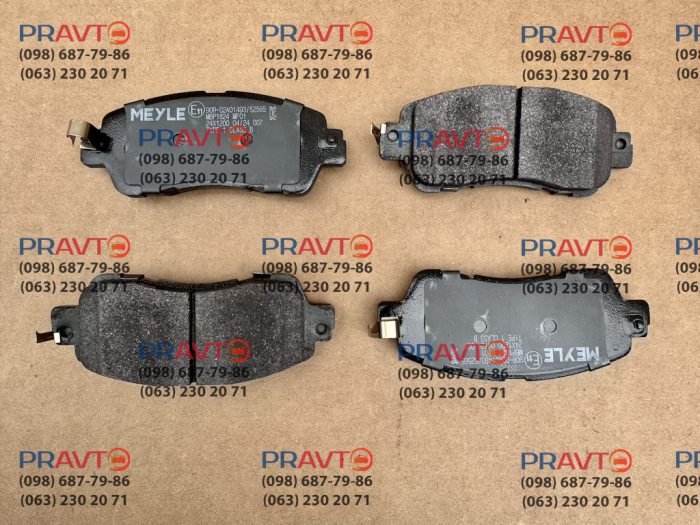 Гальмівні колодки передні для Nissan Kicks P15 (2018–2021), MEYLE