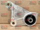 Опора (сайлентблок) заднего редуктора левая Mazda KD35-28-68YA, KD352868YA
